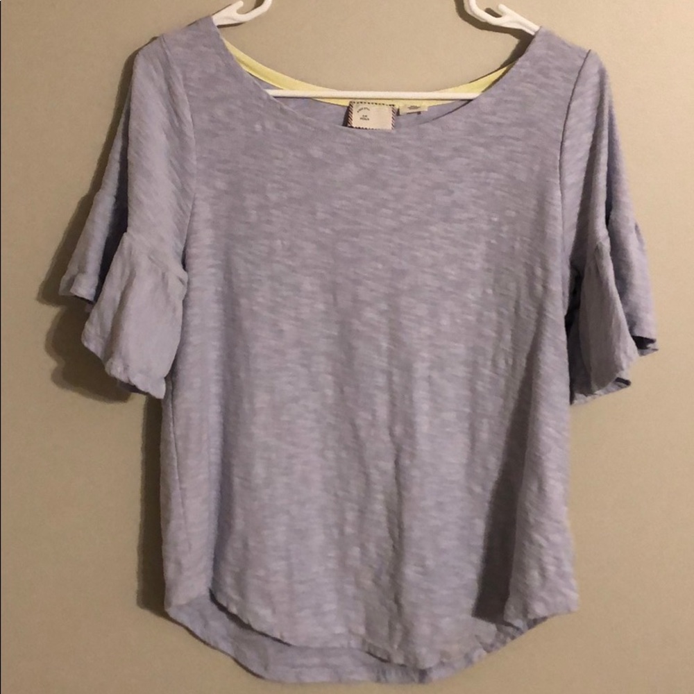 Anthropologie | Postage Stamp Top